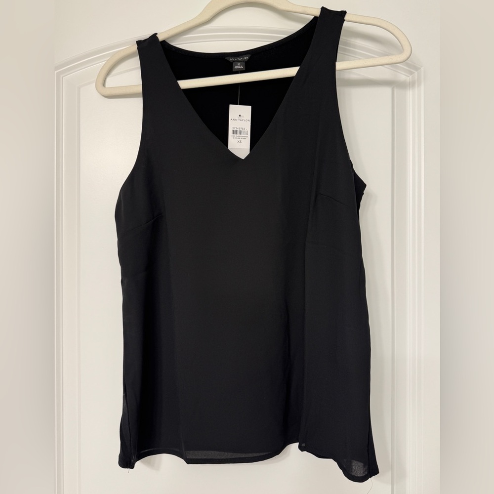 Ann Taylor Mixed Media Tank
